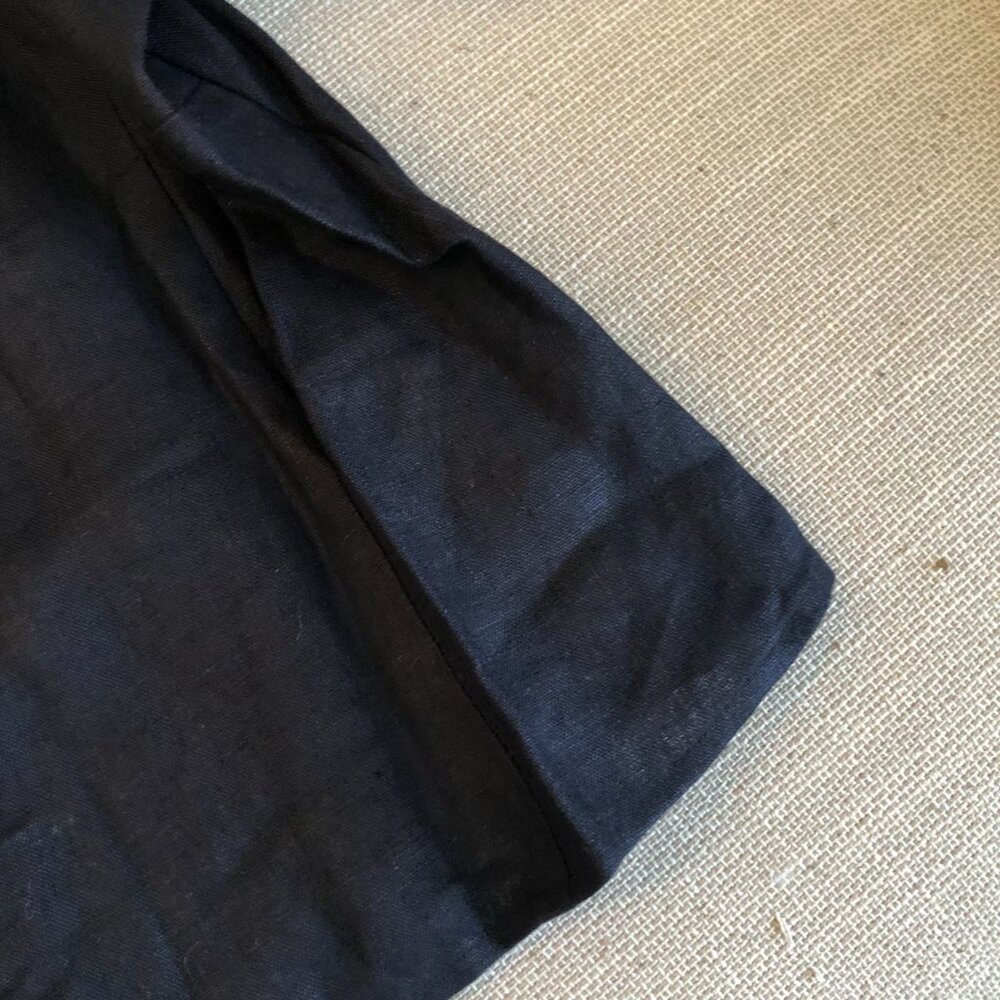 Reformation Arancini Linen Top Sz6 Black - Picture 6 of 8